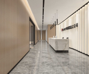 Modern Office Reception Desk-ID:947869062
