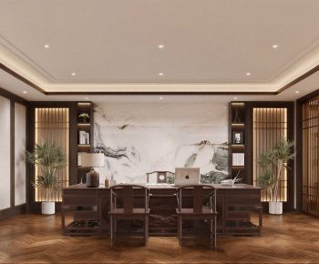 New Chinese Style Manager's Office-ID:159569032