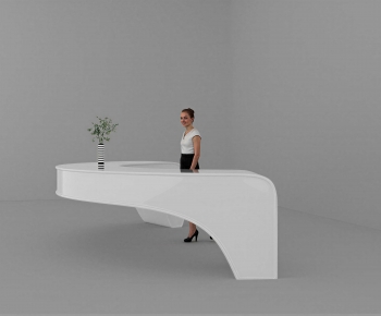 Modern Reception Desk-ID:968312039