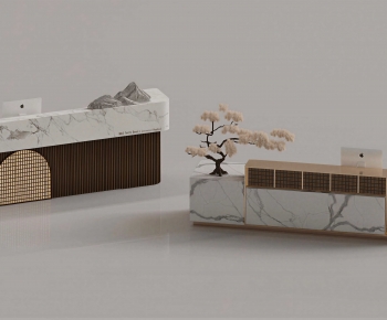 Modern Reception Desk-ID:582110882