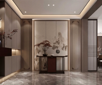 New Chinese Style Hallway-ID:528970005