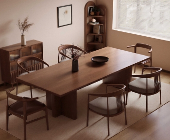 Modern Dining Table And Chairs-ID:155261048