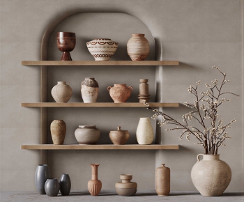 Wabi-sabi Style Clay Pot-ID:515959337