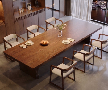 Modern Dining Table And Chairs-ID:831159115