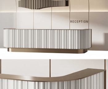 Modern Reception Desk-ID:375447037