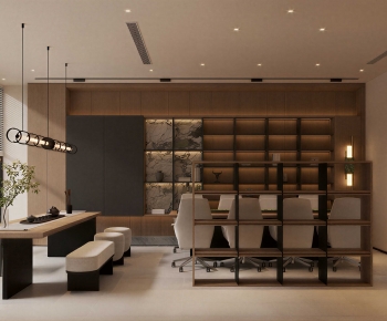 New Chinese Style Meeting Room-ID:805735114