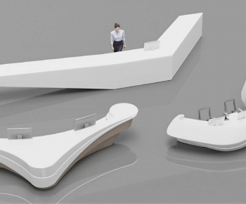 Modern Reception Desk-ID:151878129