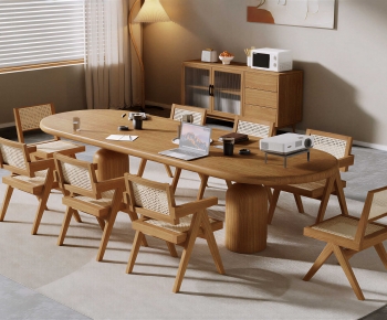 Modern Dining Table And Chairs-ID:377676962