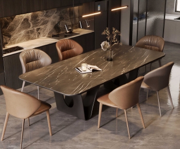 Modern Dining Table And Chairs-ID:134795908