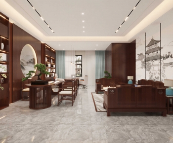 New Chinese Style Manager's Office-ID:315921077