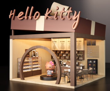 Modern Dessert Shop-ID:846281134