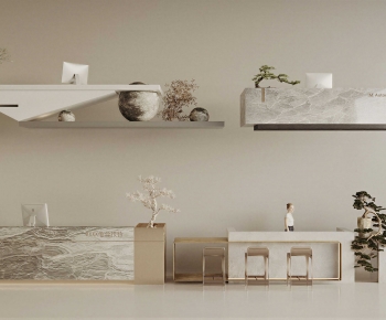 New Chinese Style Reception Desk-ID:492918972