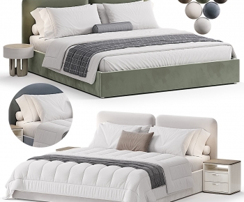Modern Double Bed-ID:267216924