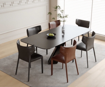 Modern Dining Table And Chairs-ID:545404919