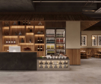 Modern Barbecue Restaurant-ID:146974097