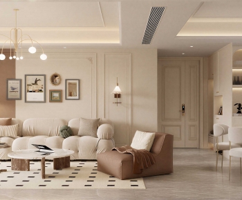 Modern A Living Room-ID:160775903