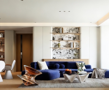 Modern A Living Room-ID:657903911