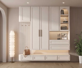 French Style Entrance Cabinet-ID:712882043