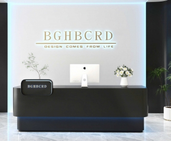 Modern Reception Desk-ID:142450392