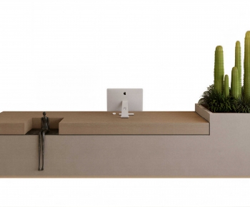 Modern Reception Desk-ID:132718096