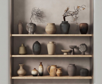 Wabi-sabi Style Clay Pot-ID:273935081