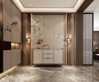 New Chinese Style Hallway-ID:653341051
