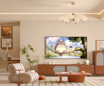 Modern A Living Room-ID:708075052