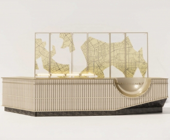 Modern Reception Desk-ID:121680023