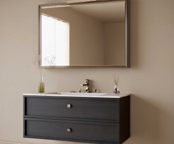 French Style Bathroom Cabinet-ID:881164076