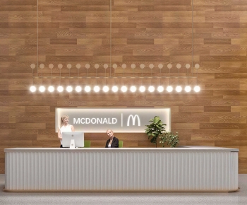 Modern Reception Desk-ID:154747963