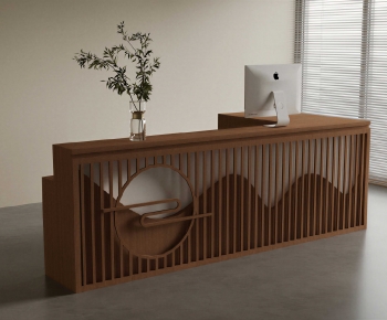 New Chinese Style Reception Desk-ID:169065958