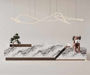 Modern Reception Desk-ID:605060109