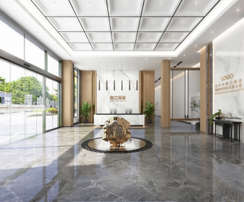 Modern Office Reception Desk-ID:303745033