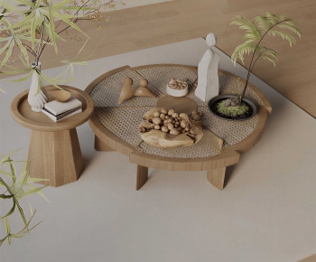 Wabi-sabi Style Coffee Table-ID:382831116