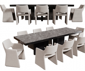 Modern Dining Table And Chairs-ID:297120095