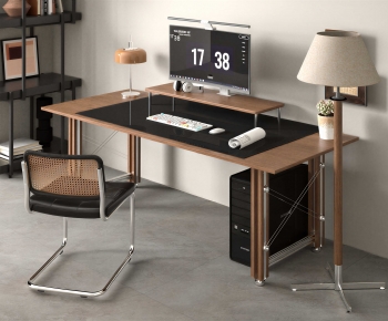 Modern Computer Desk And Chair-ID:511526113