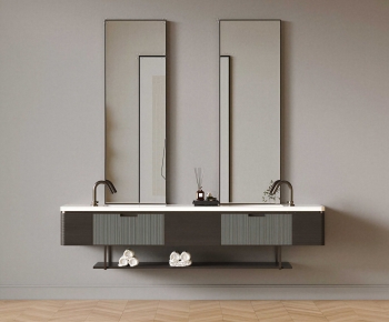 Modern Bathroom Cabinet-ID:678889044