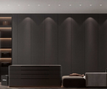 Modern Clothes Storage Area-ID:800908091