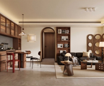 Modern A Living Room-ID:696017033