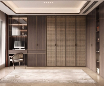 New Chinese Style Clothes Storage Area-ID:160011054