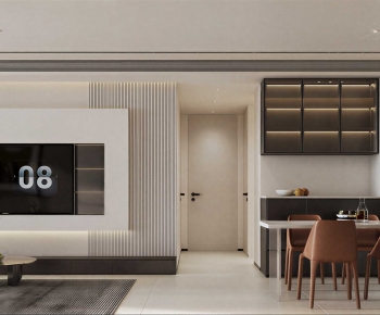 Modern A Living Room-ID:602581023