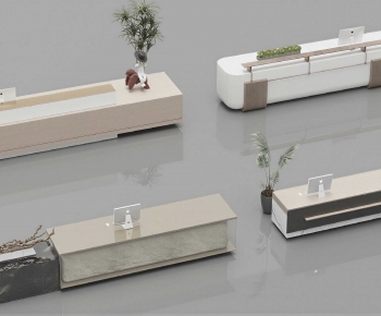 Modern Reception Desk-ID:527400026