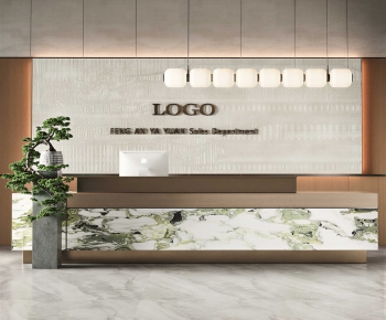 Modern Reception Desk-ID:602979747