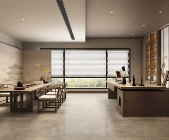 New Chinese Style Manager's Office-ID:474719059