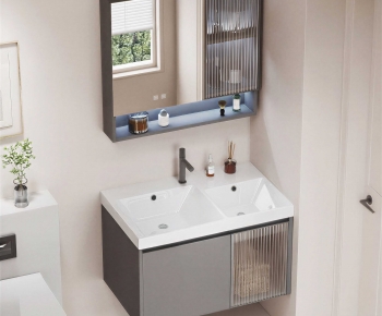 Modern Bathroom Cabinet-ID:676431892
