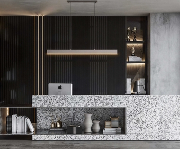 Modern Office Reception Desk-ID:772933969