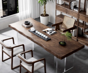 New Chinese Style Tea Tables And Chairs-ID:683324108