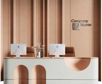 Modern Reception Desk-ID:661735063