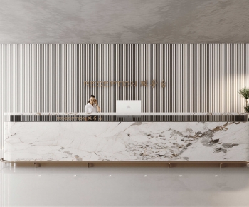 Modern Office Reception Desk-ID:941154969