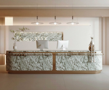 Modern Office Reception Desk-ID:221609125